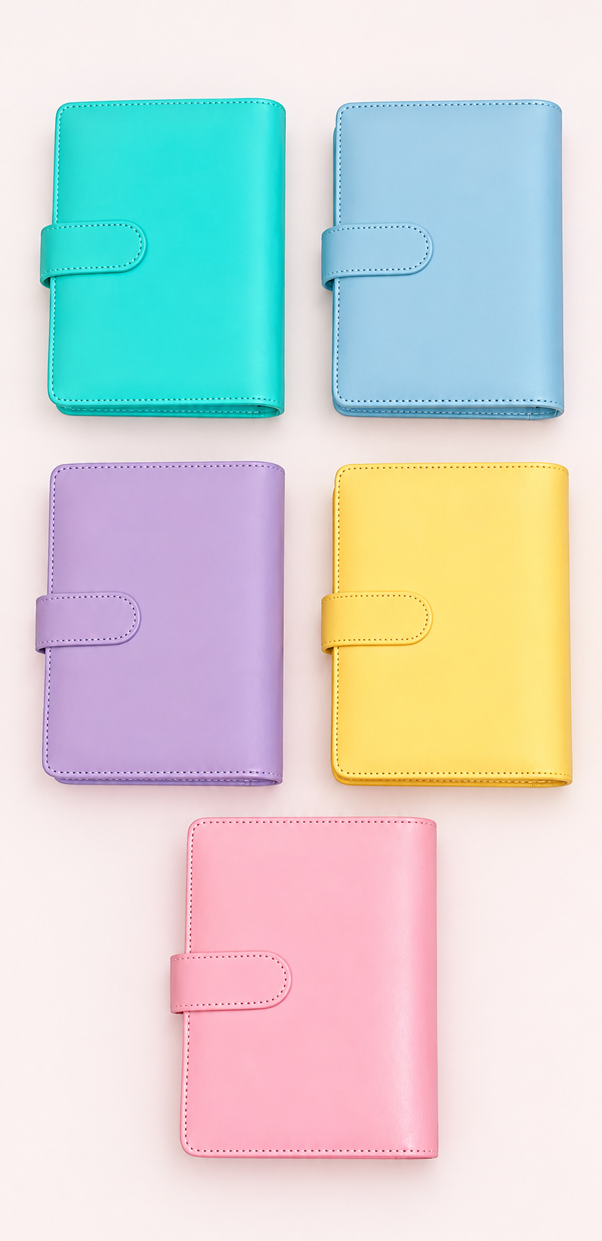 Nikki Bag LLC A6 Cash Binder Set-Budget Organizer with 8 Custom Cash Envelopes