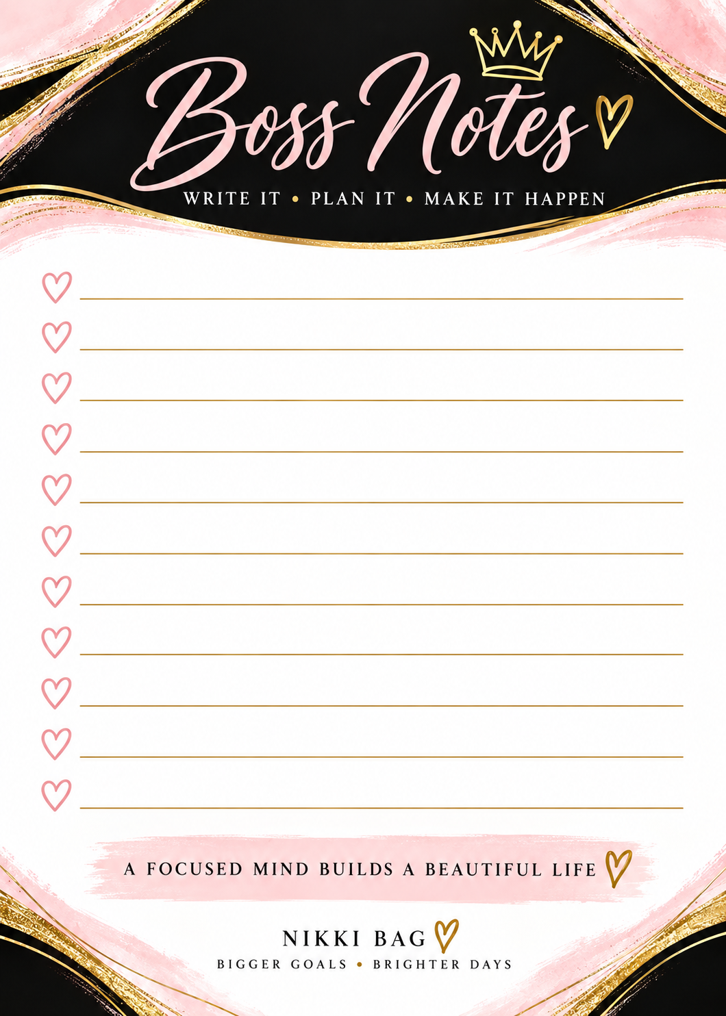 Nikki Bag Mix & Match 2-Notepad Set- Choose Any 2