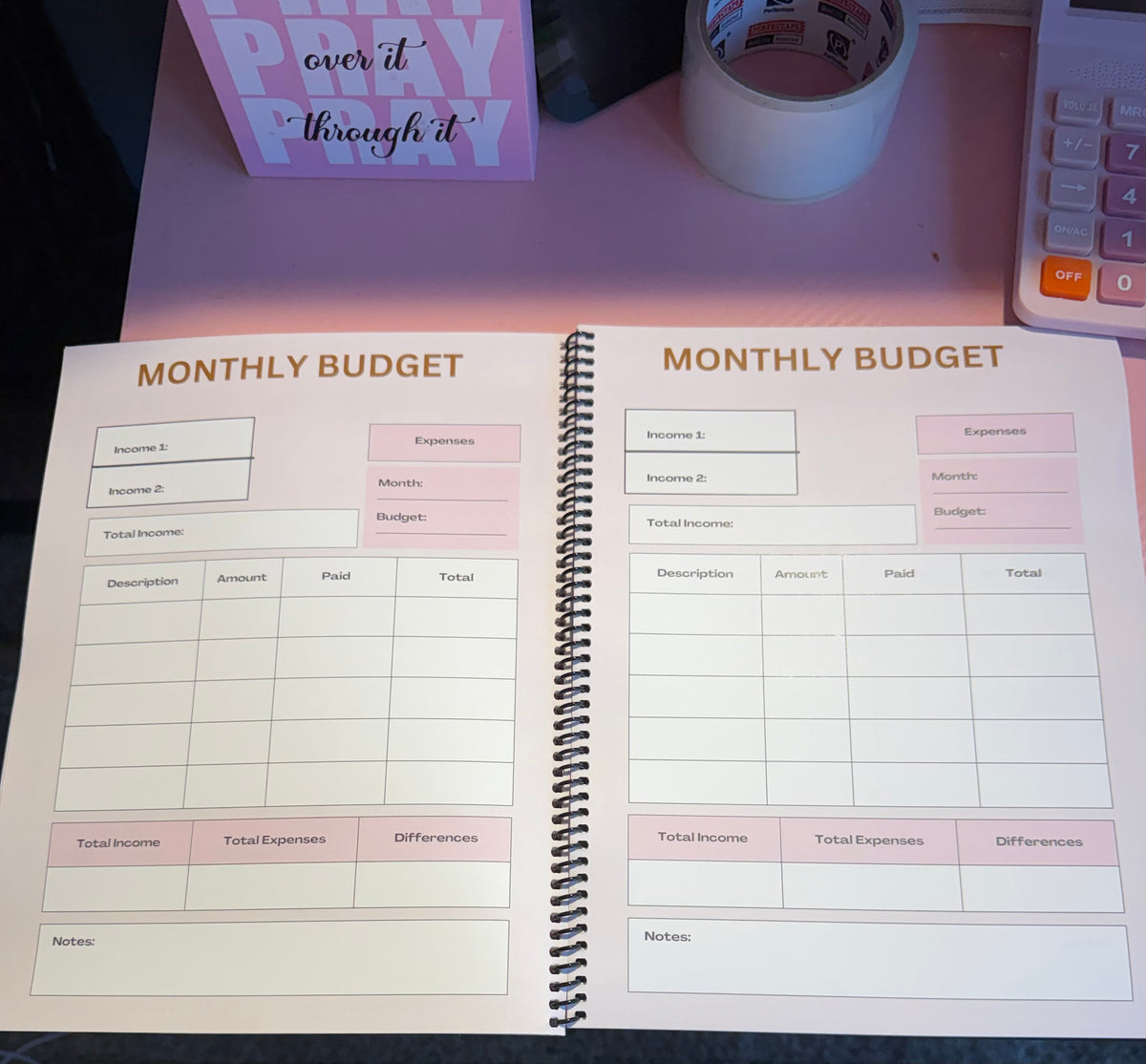 Nikki Bag Budget Planner- Plan, Save & Grow