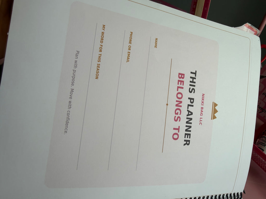 Nikki Bag Daily Planner