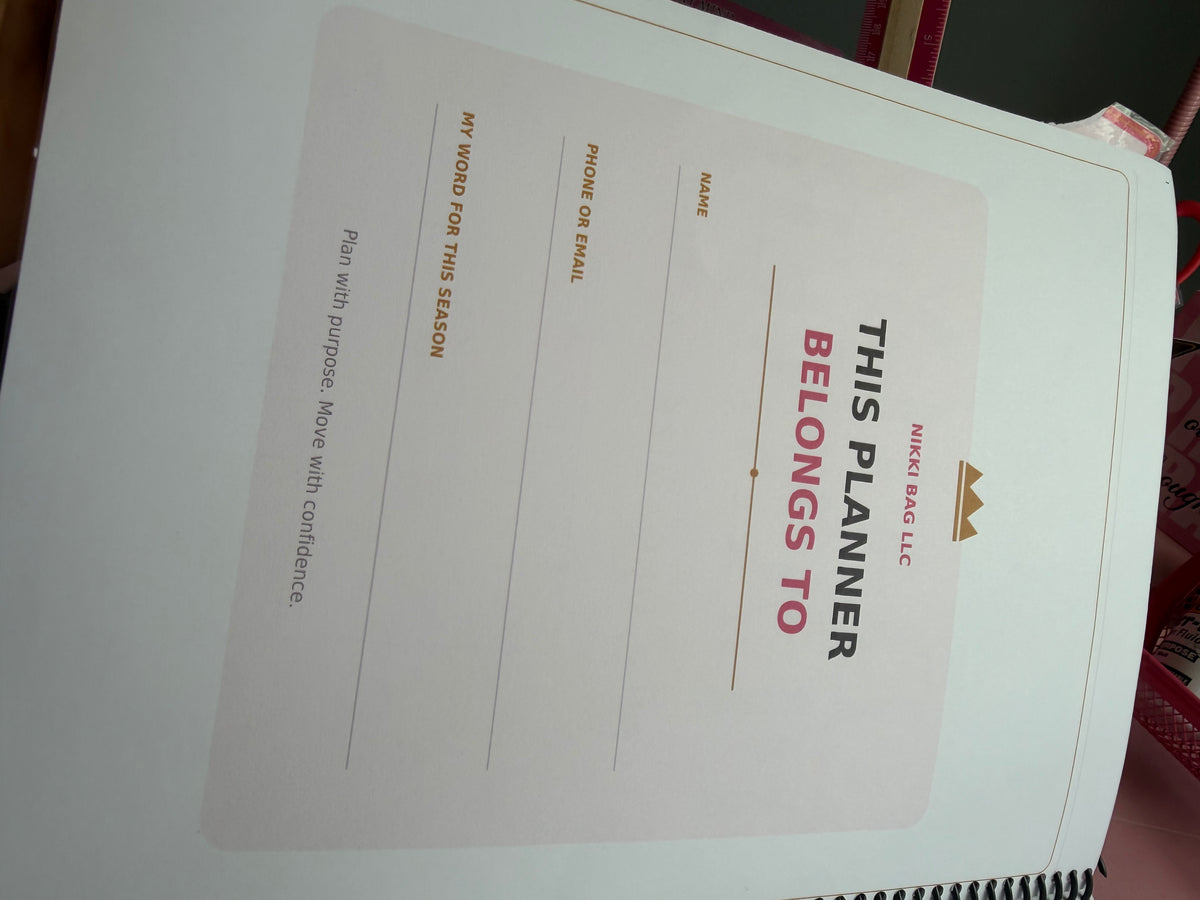 Nikki Bag Daily Planner
